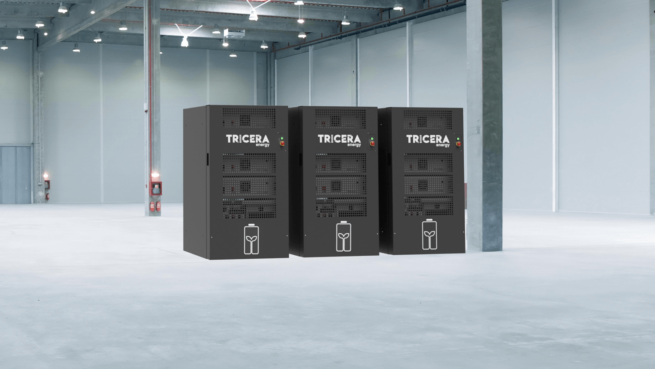 Wewnętrzny magazyn energii Flex100e w hali