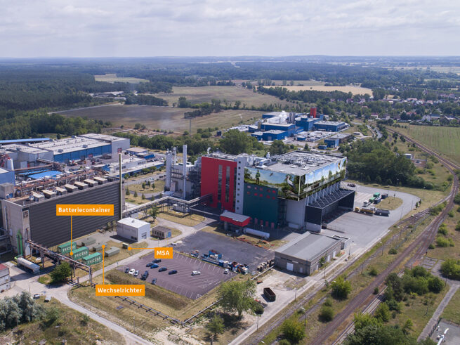 Projekt magazynu energii akumulatorowej firmy TRICERA energy w zakładzie EEW w Premnitz