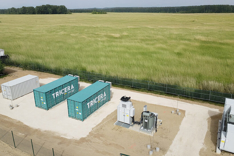 Symbolbild eines Batteriespeichers der TRICERA energy GmbH