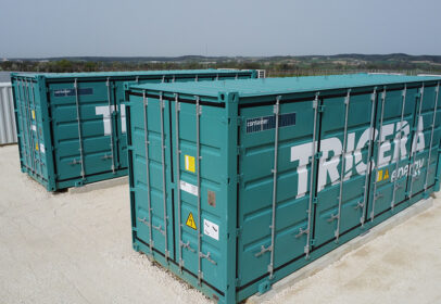 Symbolbild eines Batteriespeichers der TRICERA energy GmbH