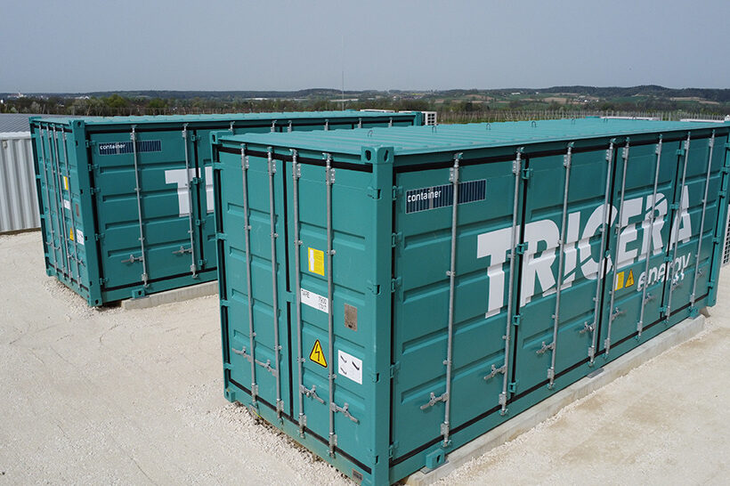 Symbolbild eines Batteriespeichers der TRICERA energy GmbH