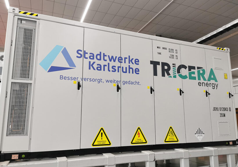 Container-Design für die Batteriespeicher-Container der Stadtwerke Karlsruhe