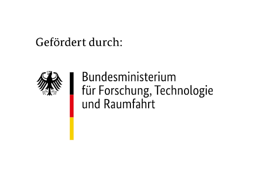 Logo BMFTR: gefördert durch: Bundesministerium für Forschung, Technologie und Raumfahrt