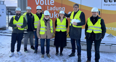 MTB Michael Kellner zu Gast beim Batteriespeicher-Projekt der TRICERA energy bei der EEW in Premnitz