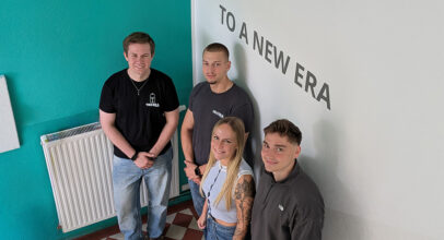 Die Auszubildenden und ihre Ausbilder zum Start der Ausbildung bei der TRICERA energy